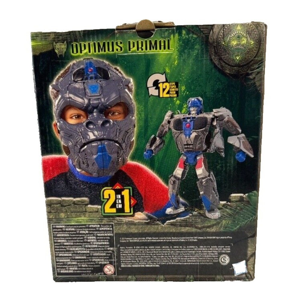 Transformers Rise of the Beasts Optimus Primal 2 in 1 Converting Mask - Picture 2 of 2